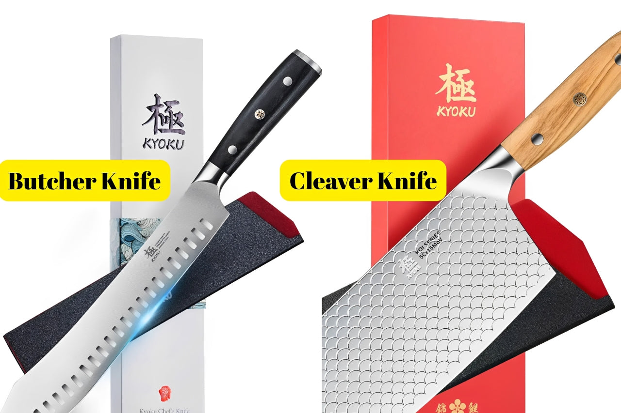 Cleaver Knife vs Butcher Knife: What's the Difference?