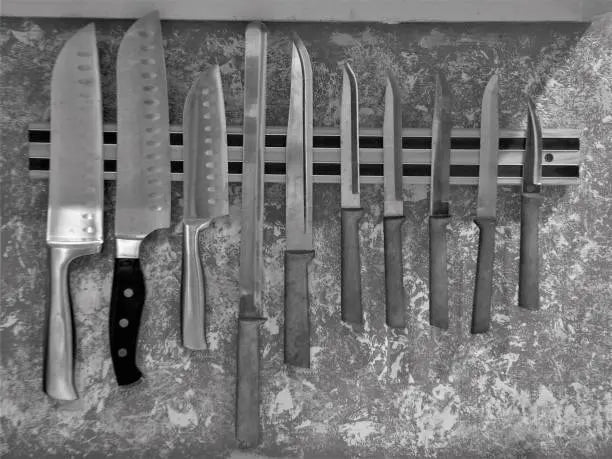 Different Types of Blades on a Knife Block