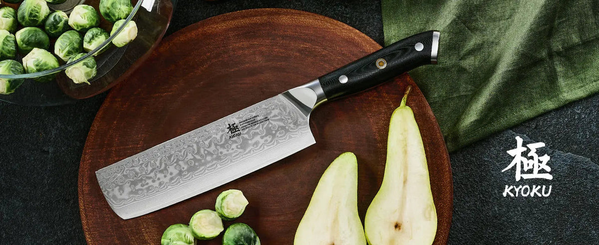 Shop Kyoku Japanese Nakiri Knives  Exquisite Vegetable Cuts – Kyoku Knives