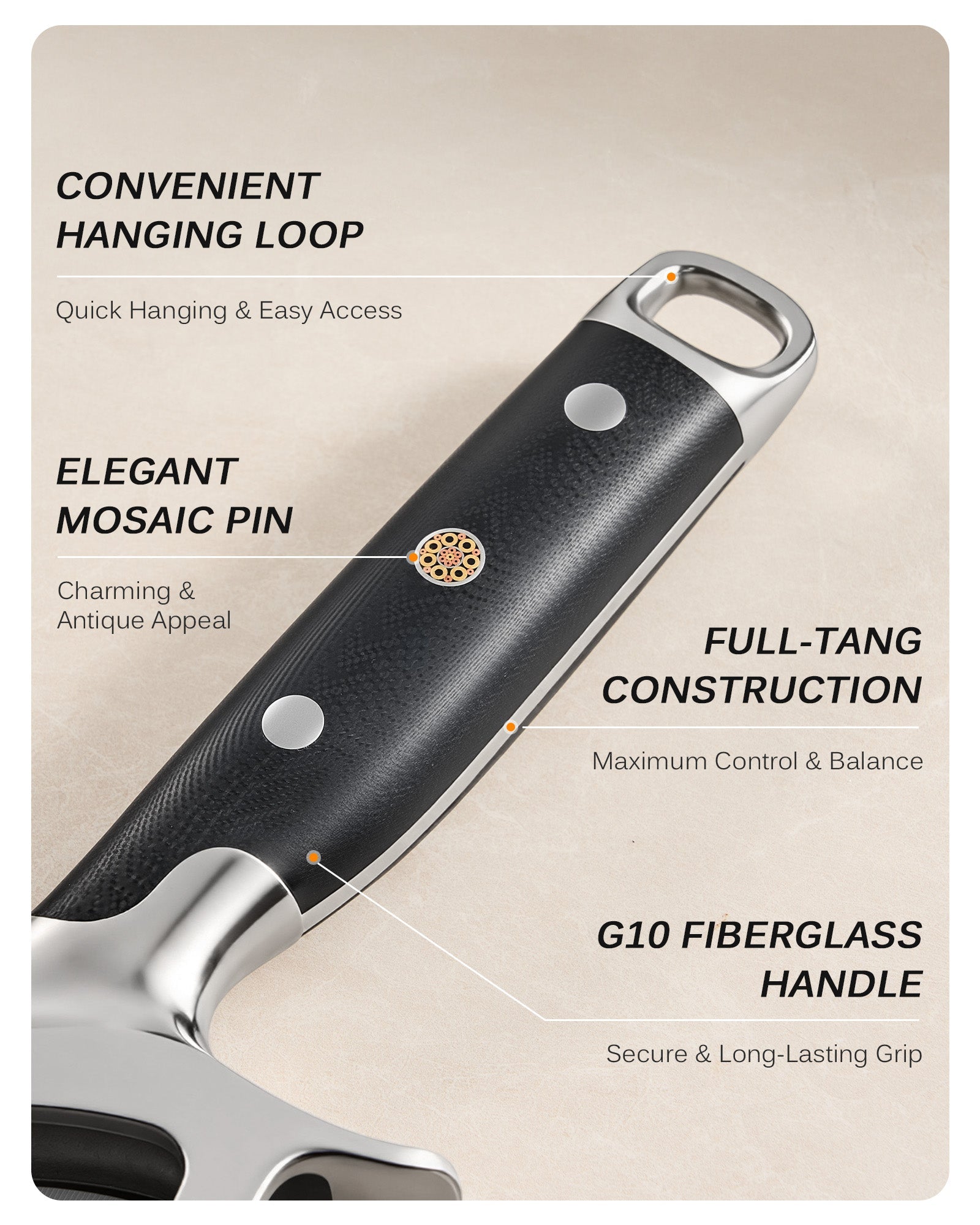 4" Detachable Pizza Wheel Cutter | Shogun Series