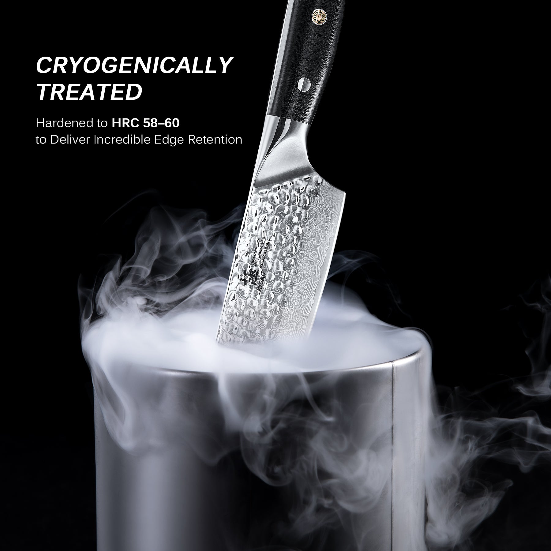 8" Chef Knife VG10 Damascus Blade Steel | Shogun Series