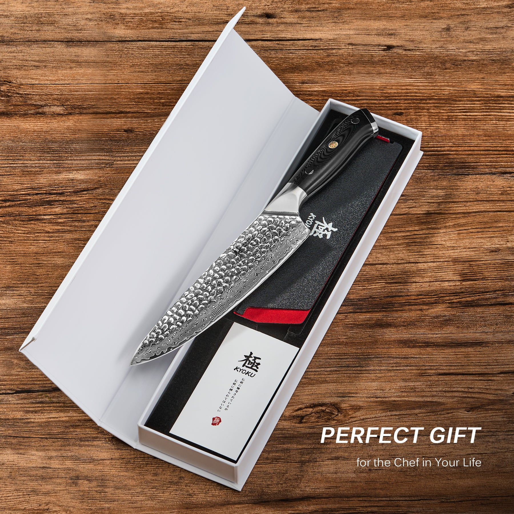 8" Chef Knife VG10 Damascus Blade Steel | Shogun Series