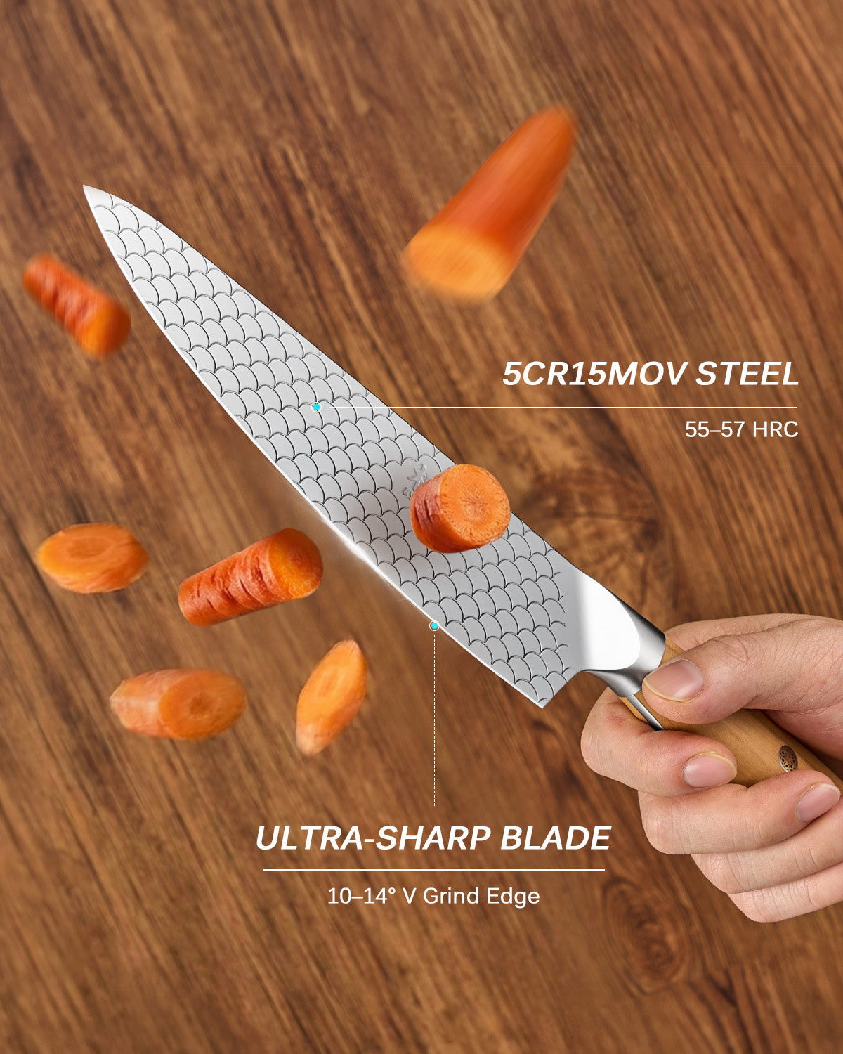 8" Chef Knife For Gift | KOI Series