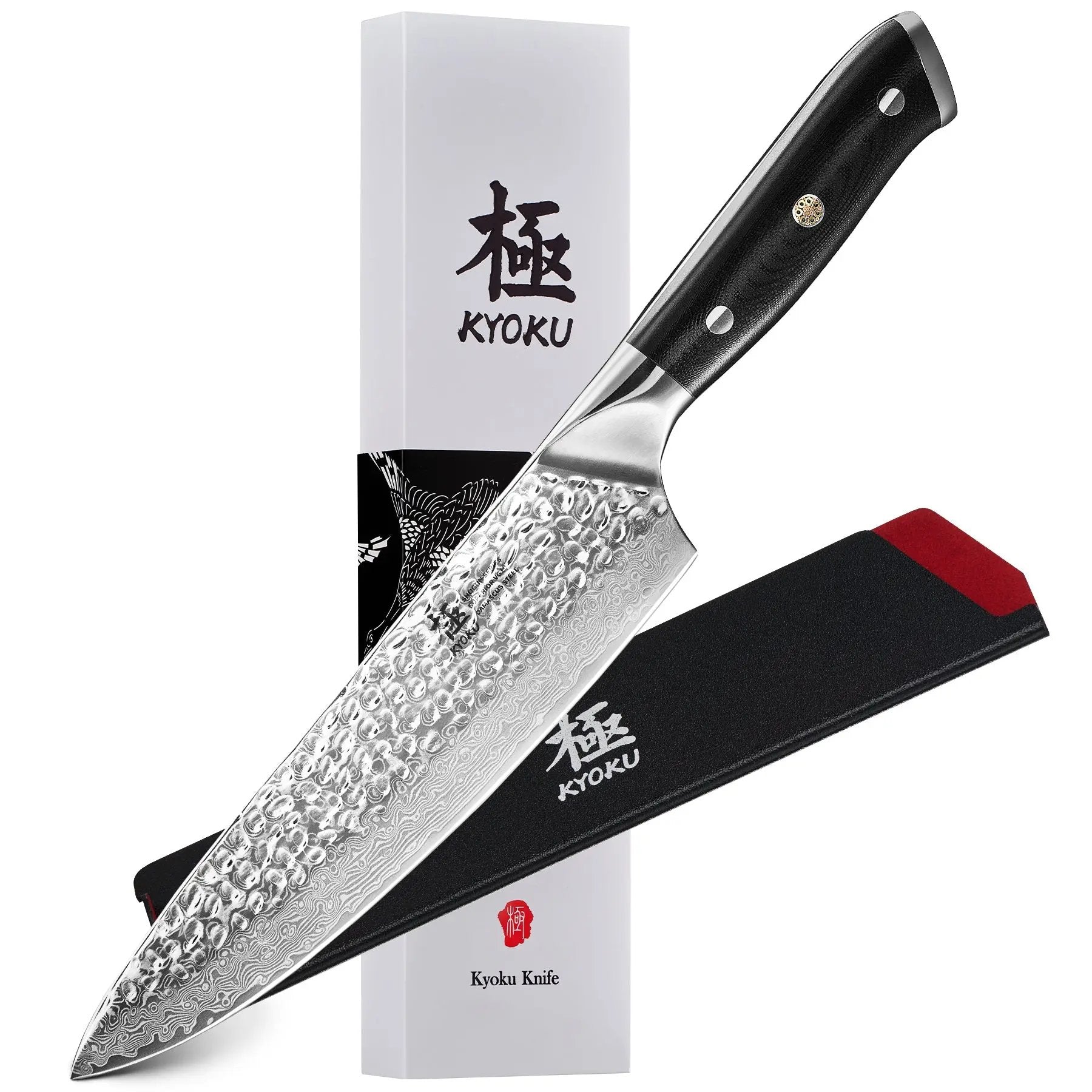 8" Gyuto Chef Knife VG10 Damascus Steel | Shogun Series Kyoku Knives