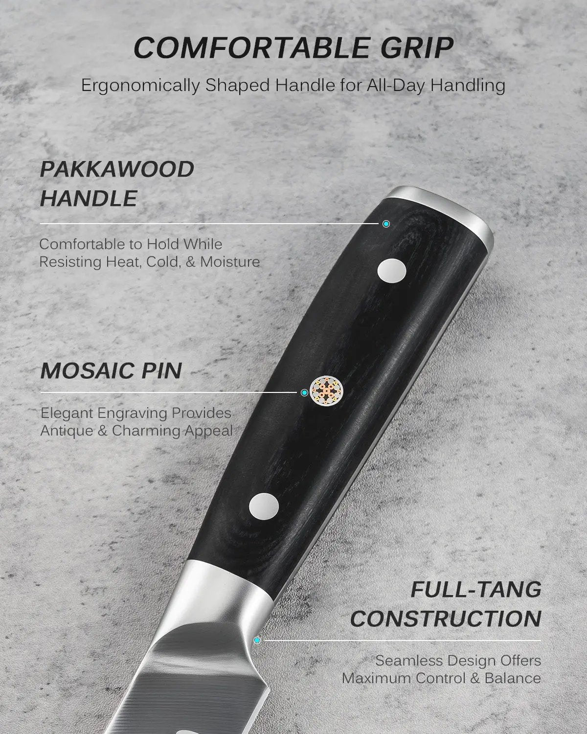 Boning + Slicing + Butcher Knife Set | Samurai Series Kyoku Knives