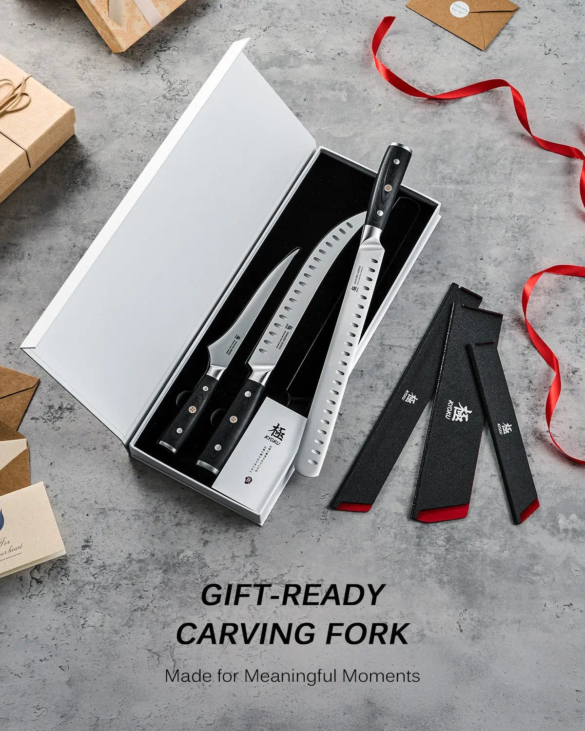 Boning + Slicing + Butcher Knife Set | Samurai Series Kyoku Knives