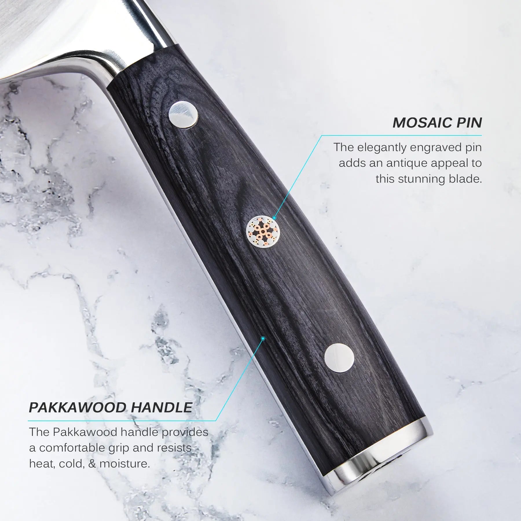 Bundle For Fruit Lovers, Nakiri Knife + Paring Knife| Samurai Series Kyoku Knives