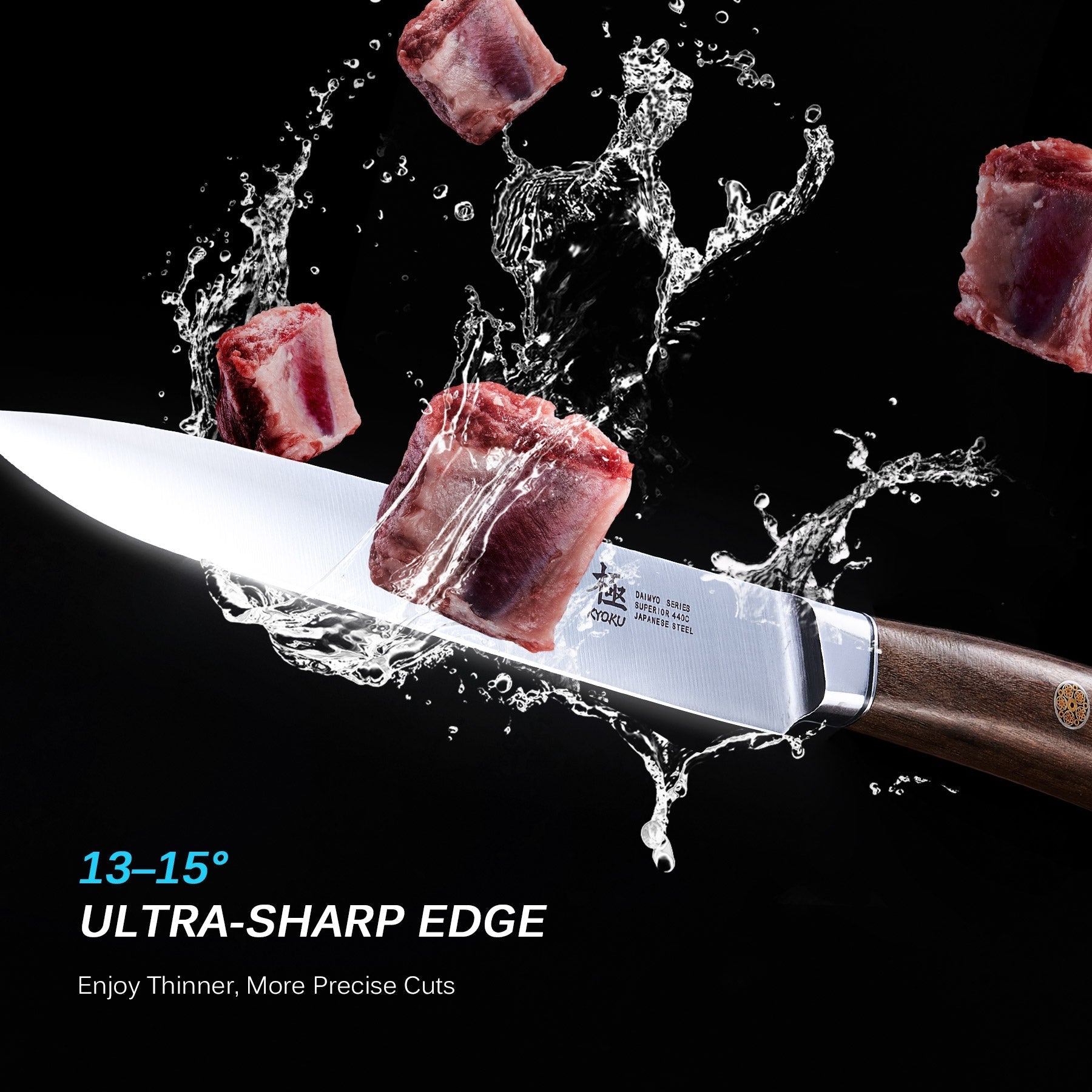 Kyoku Japanese Carving Knives with fork | Serve Your Table Well