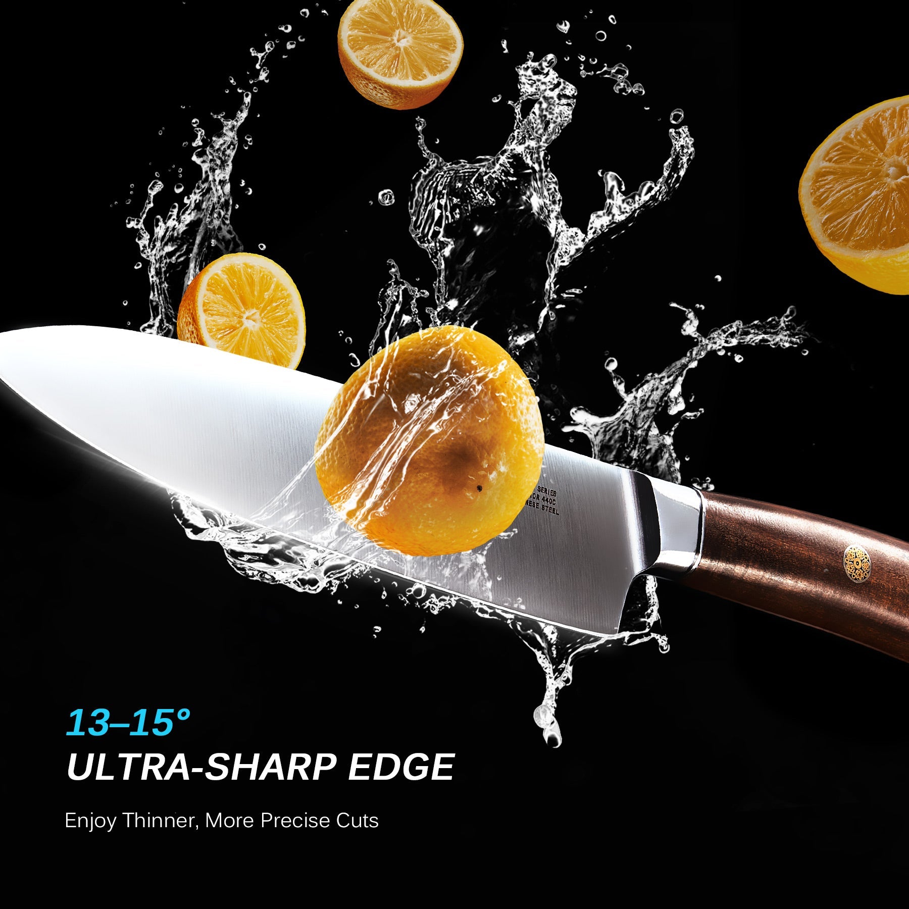 Japanese Chef Knives 440C Steel | Daimyo Series | Kyoku Knives