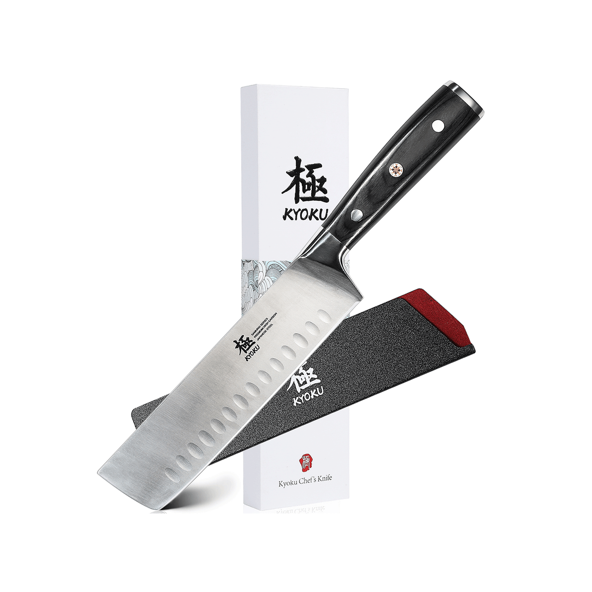 Kessaku 7 Nakiri Vegetable Cleaver Knife - Samurai Series - HC