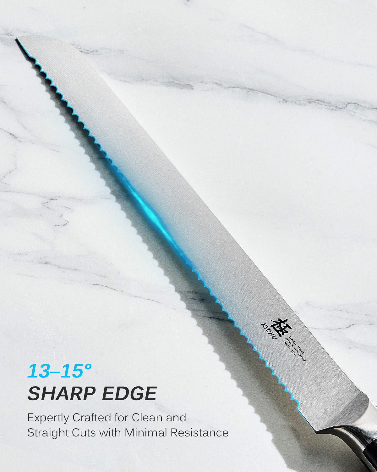 10" Serrated Bread Knife | Samurai Series Kyoku Knives
