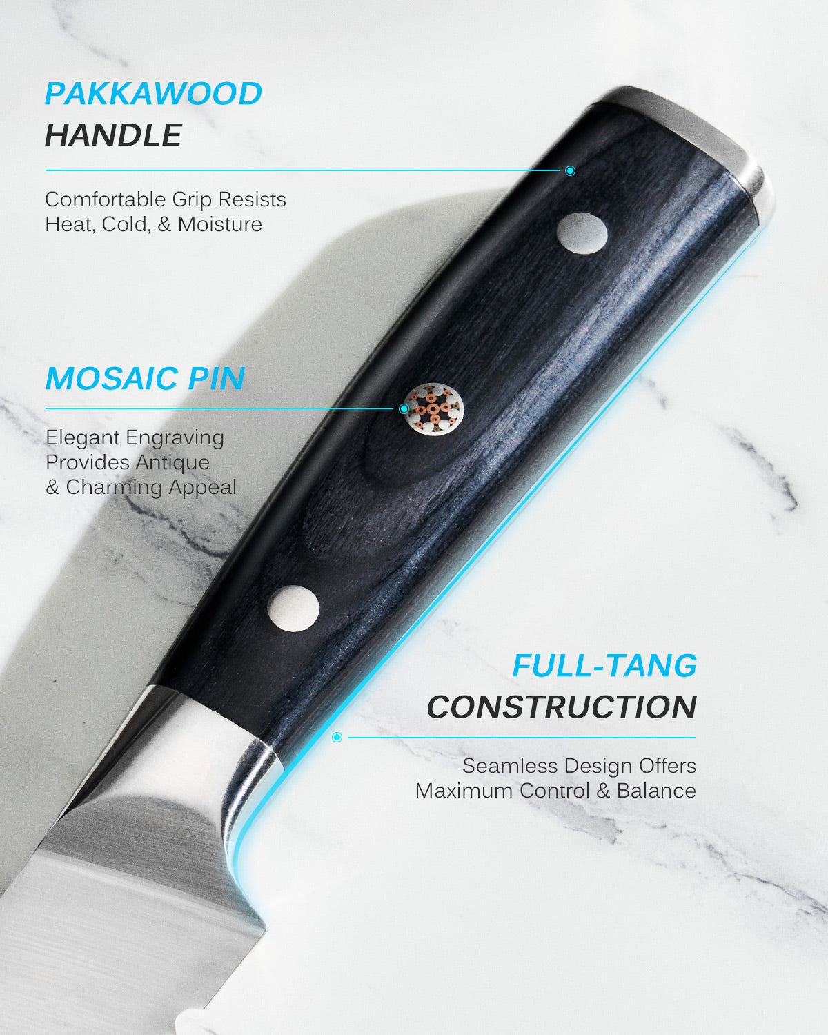 10" Serrated Bread Knife | Samurai Series Kyoku Knives