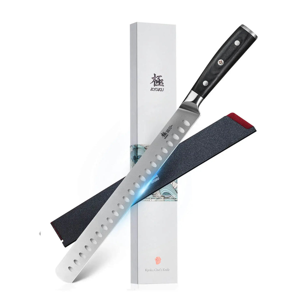 Kyoku 12" Slicing Knife Review: Carbon Steel Blade