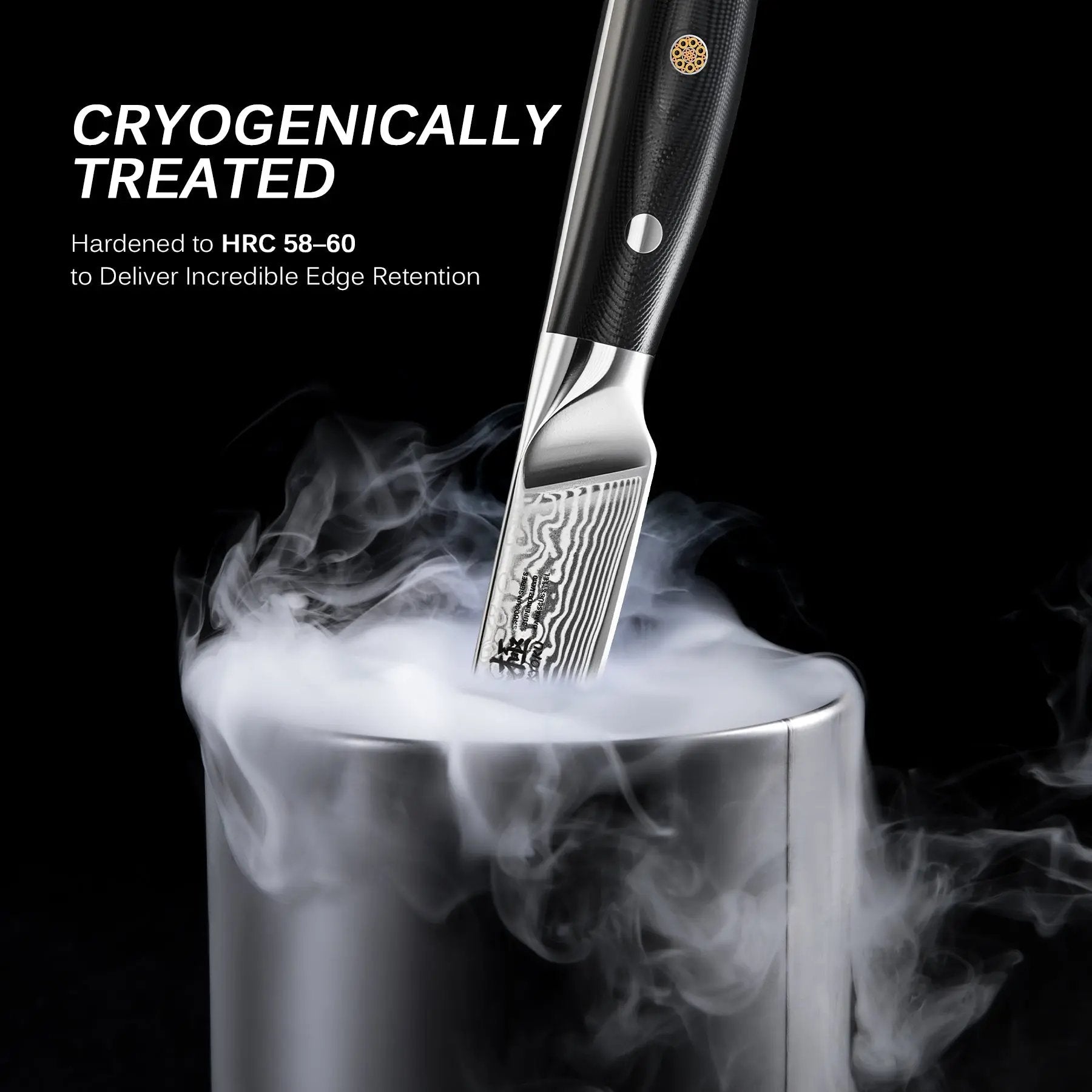 3.5" Damascus Paring Knife | Shogun Series Kyoku Knives