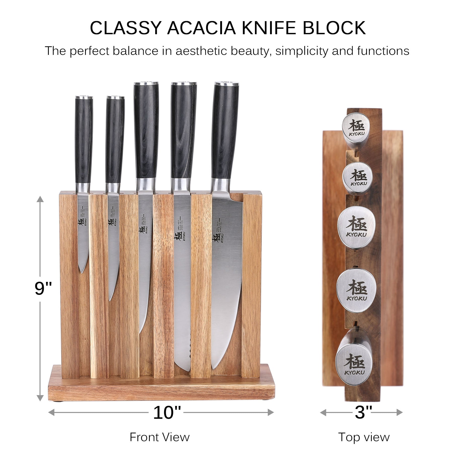 Yatoshi Knives Knife Block Set 5-Knife-Block