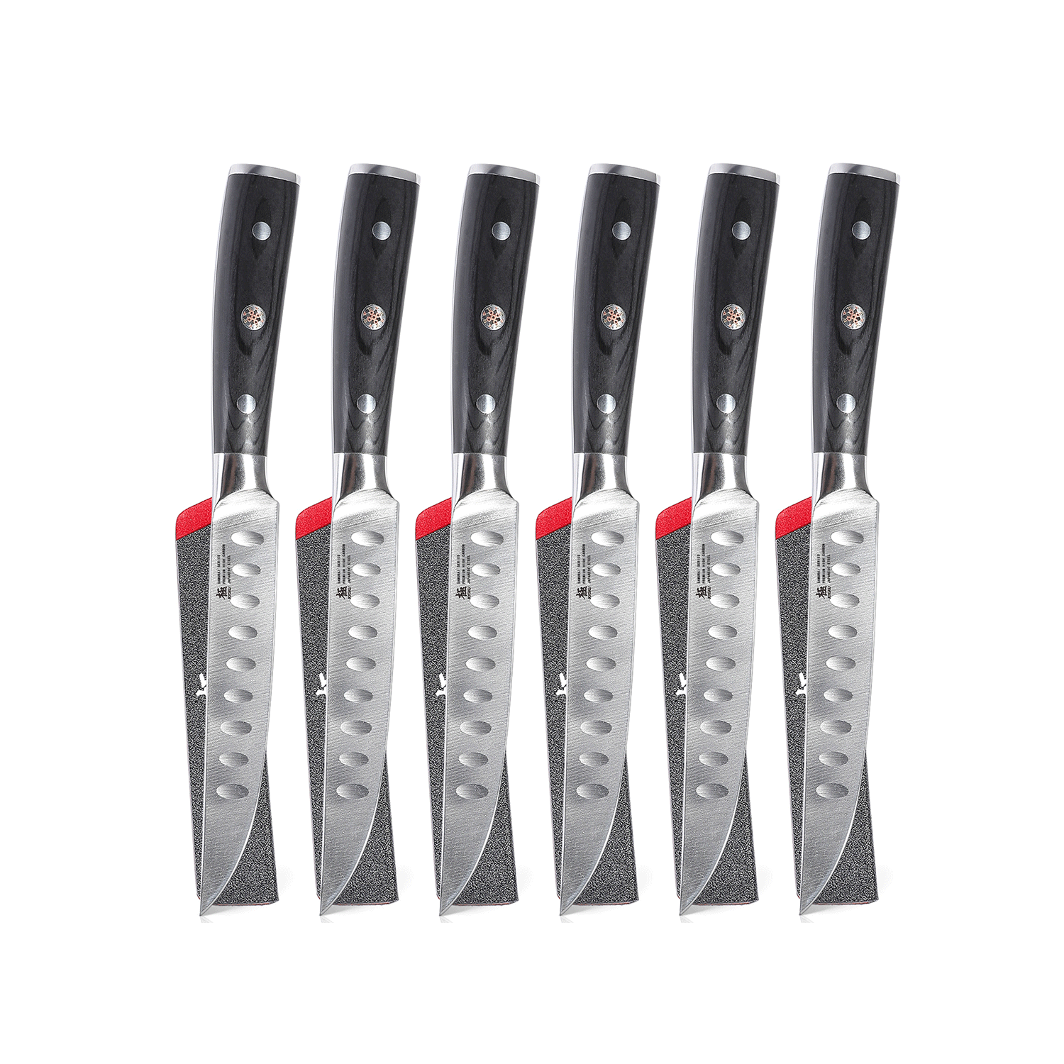 6-Piece Non-serrated Steak Knives Set