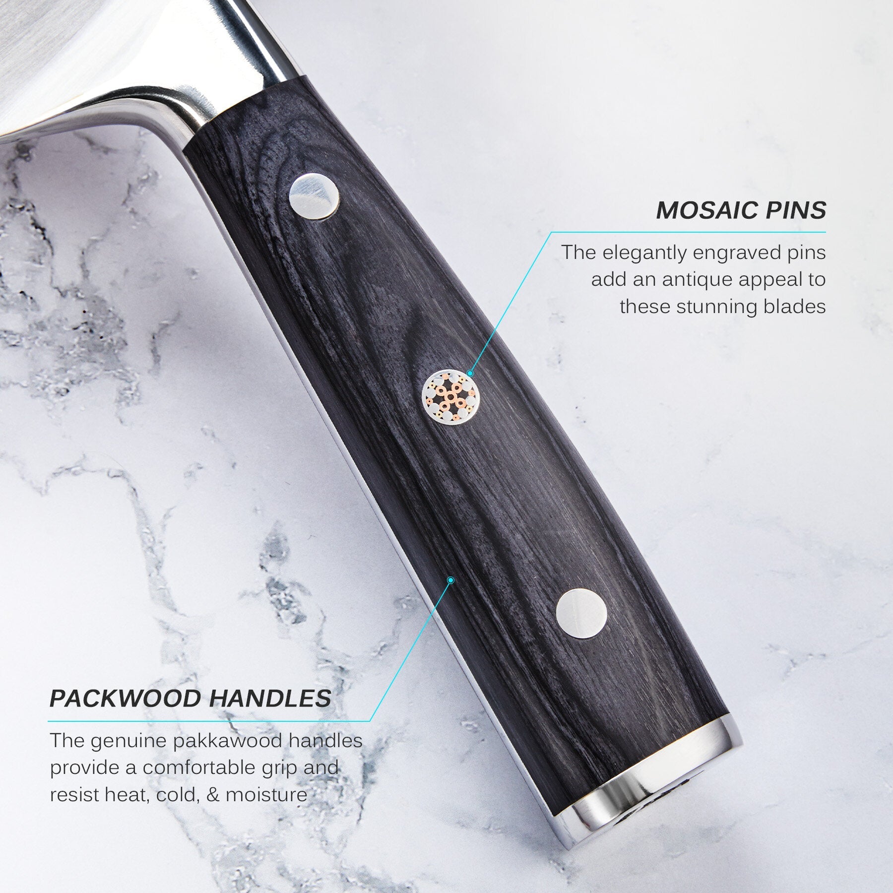 Shop Japanese Steak Knife Set | Kyoku Knives | Gorgeous Steak Knives