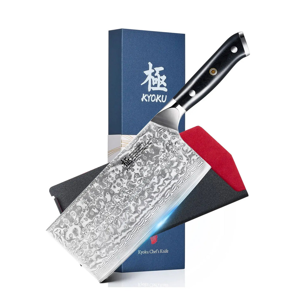 Kyoku 7" Cleaver Knife Review: VG10 Steel, 4.6 Stars