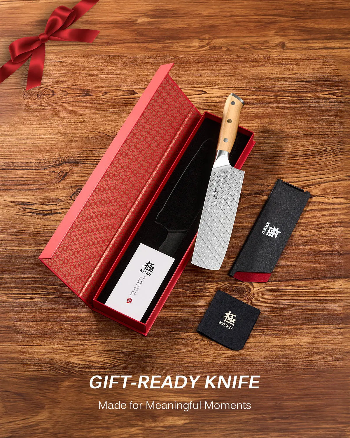 7" Nakiri Knife For Gift | KOI Series Kyoku Knives