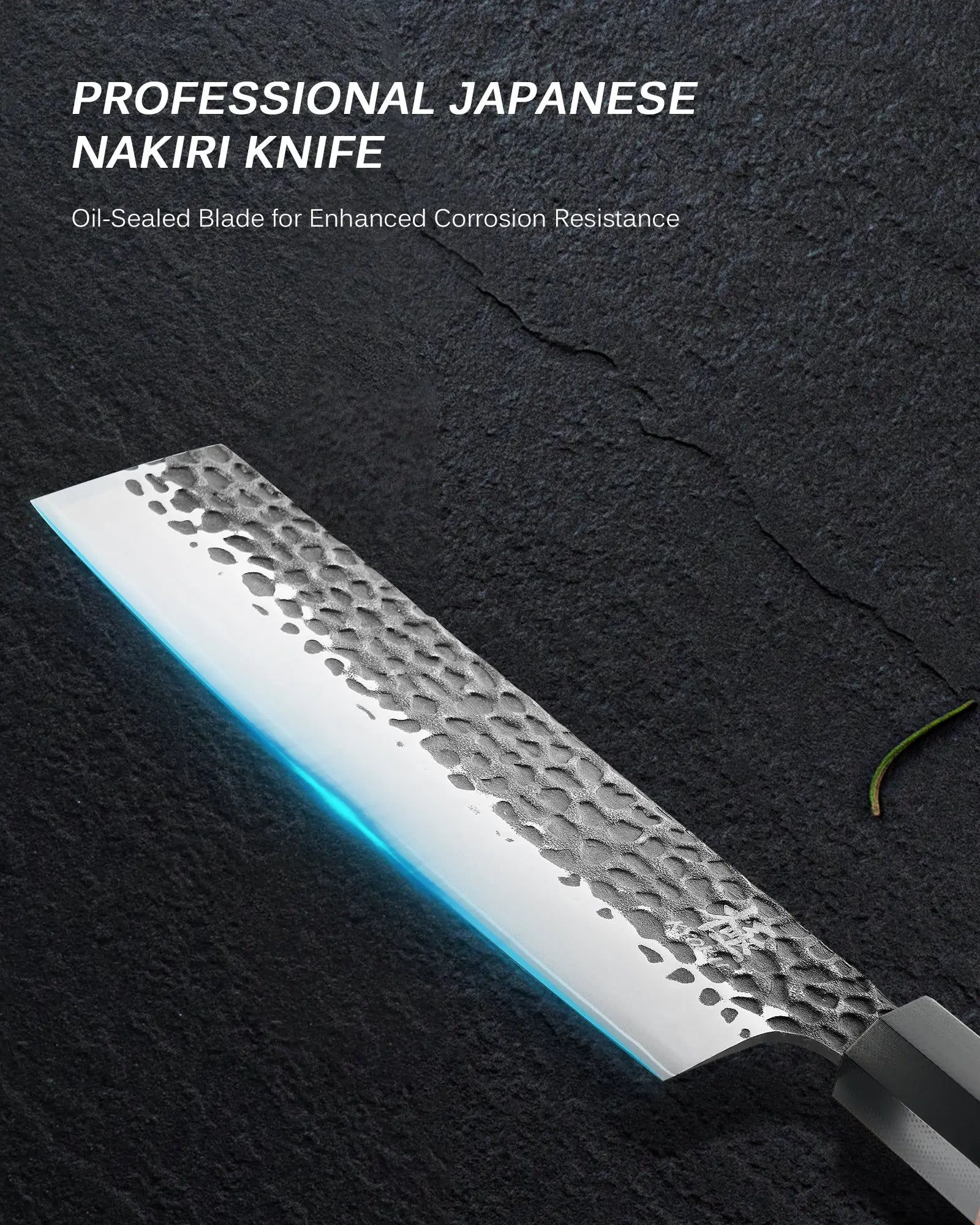 7" Nakiri Knife With Rosewood Handle | Kage Series Kyoku Knives