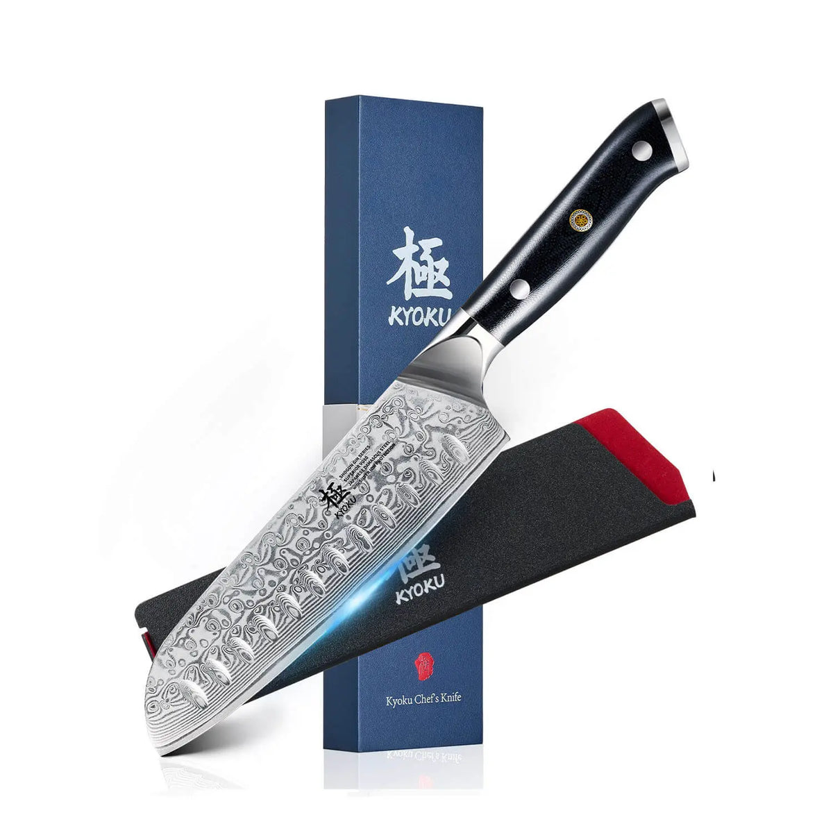 Kyoku Japanese Santoku Knife Excel at slicing, dicing, chopping