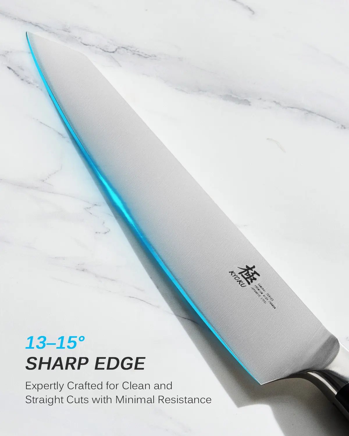 8.5" Kiritsuke Knife | Samurai Series Kyoku Knives