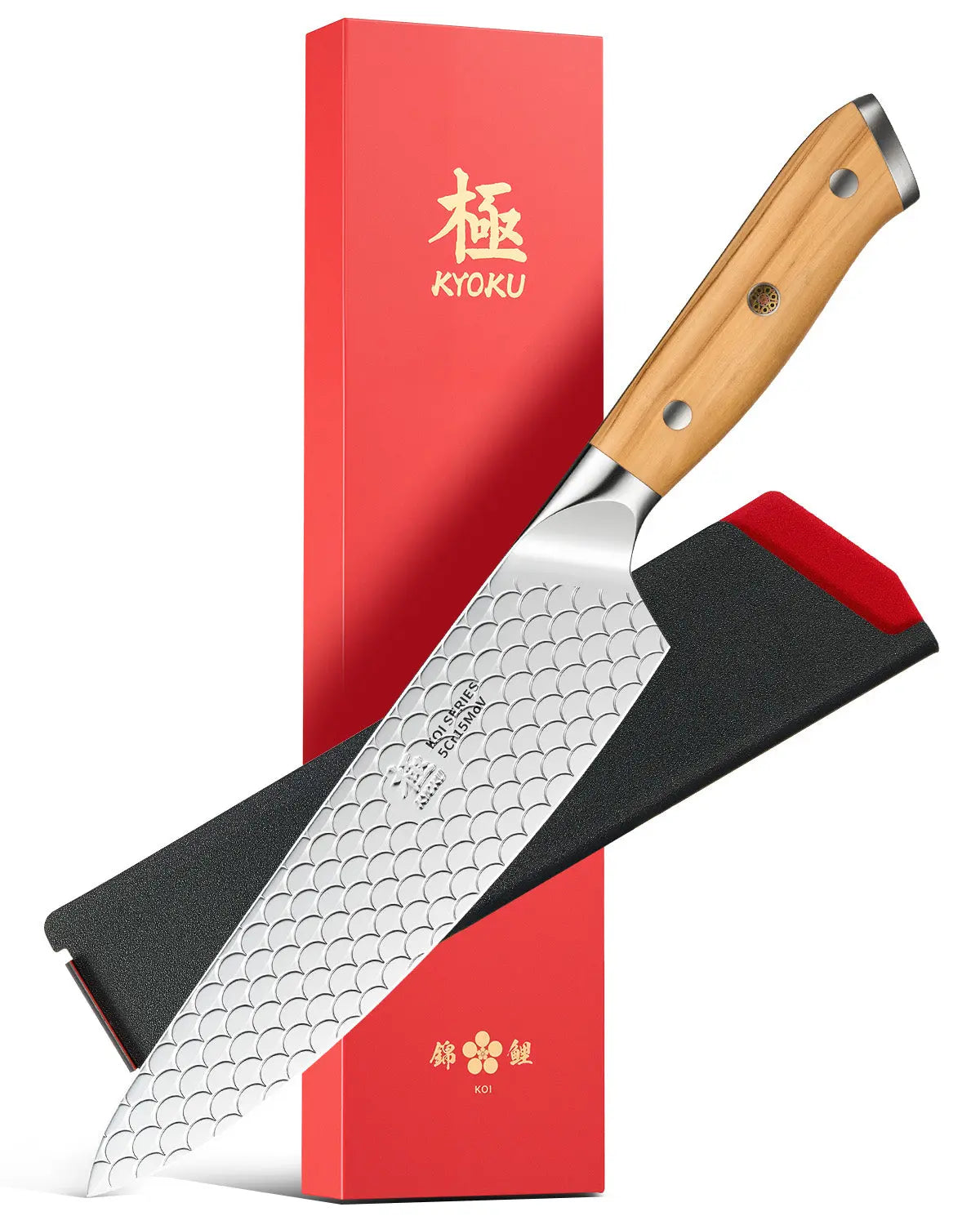 8" Chef Knife For Gift | KOI Series Kyoku Knives