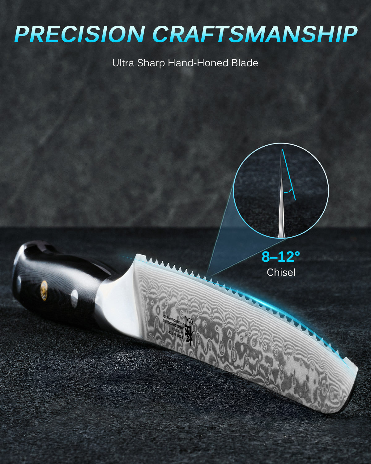 Japanese bread knife, DMS Pastry Knife