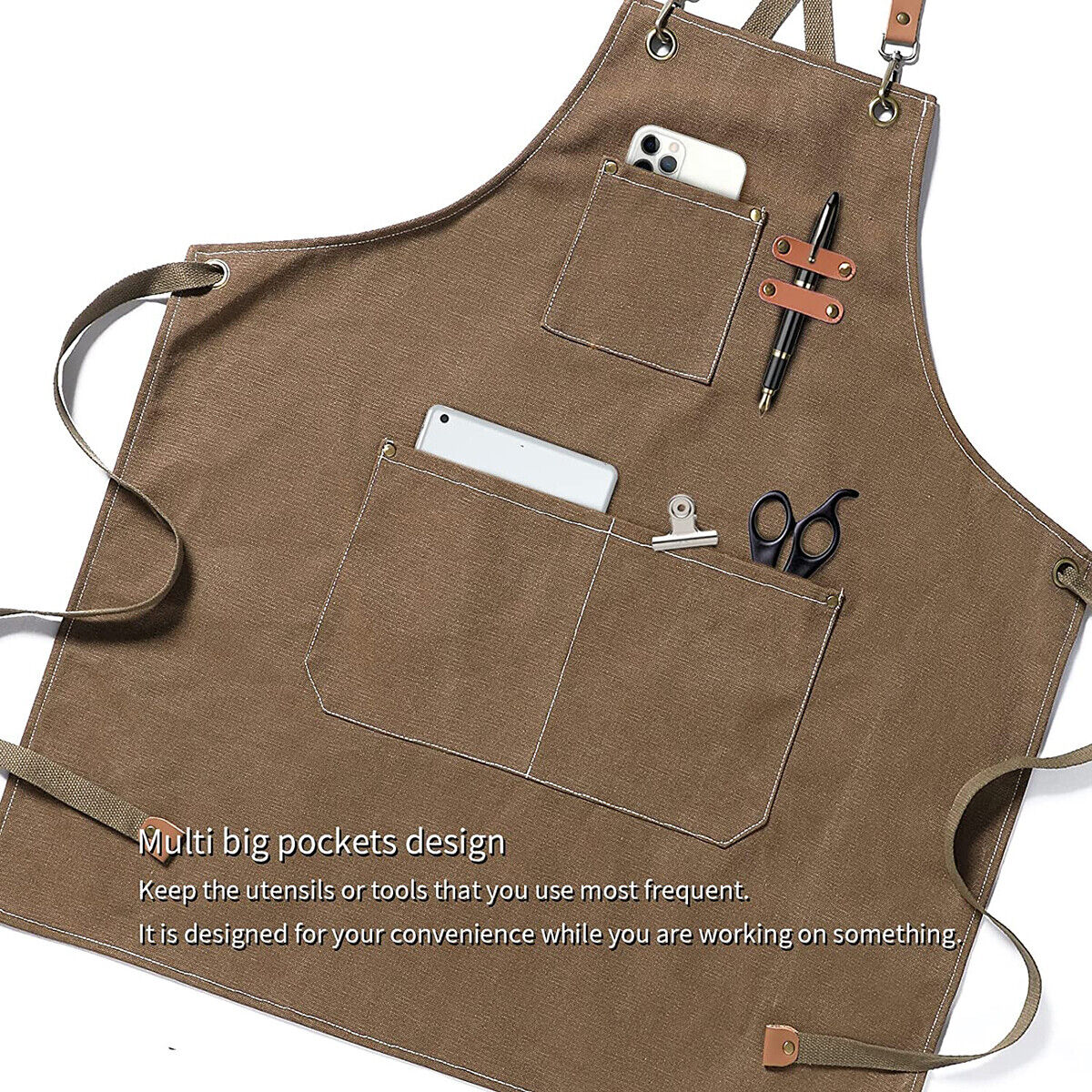 Canvas Kitchen Apron Kyoku Knives