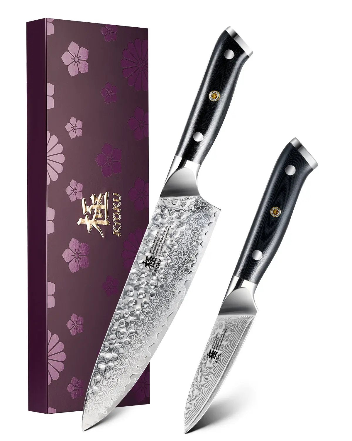 Chef + Paring Knife Set | Shogun Series Kyoku Knives