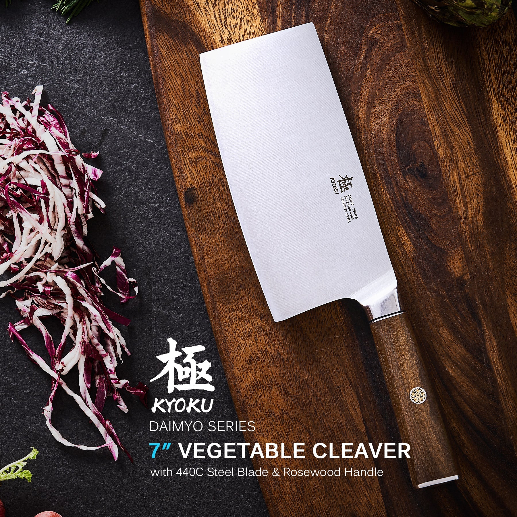 Shop Kyoku Japanese Cleaver Knives | Cutting Like a Chef