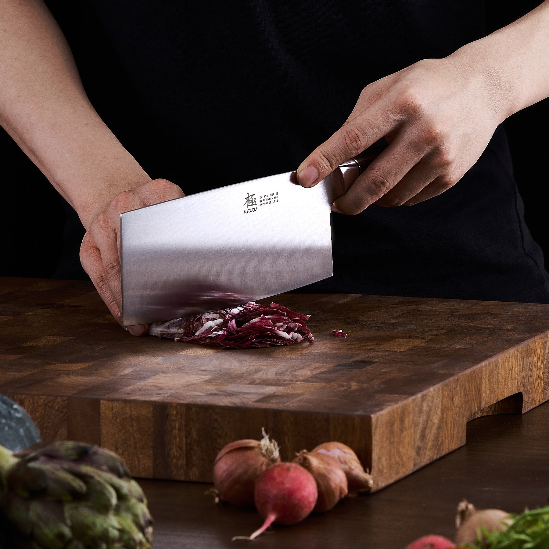 Shop Kyoku Japanese Cleaver Knives | Cutting Like a Chef