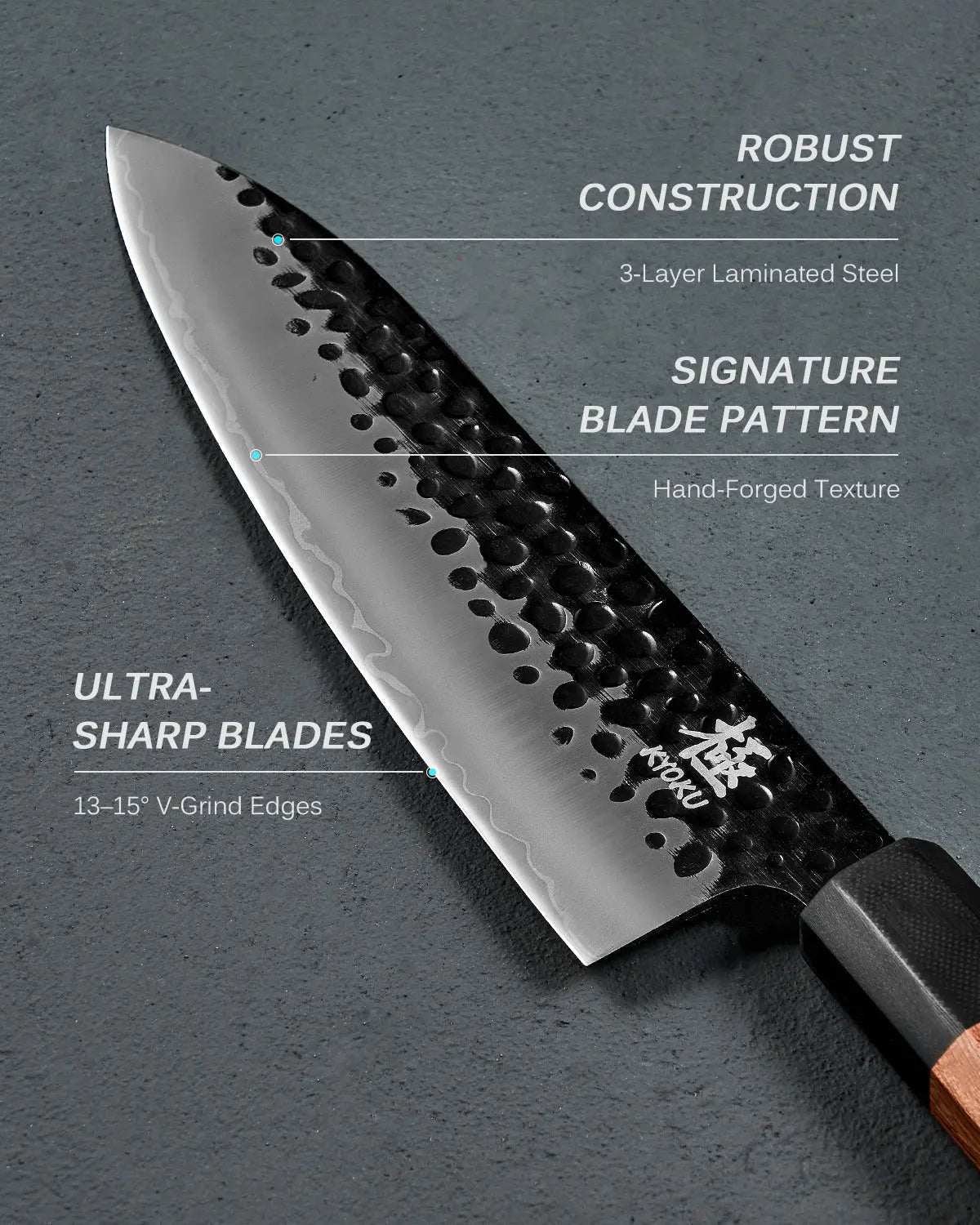 4-Piece Must-have Knife Set  | Kage Series Kyoku Knives
