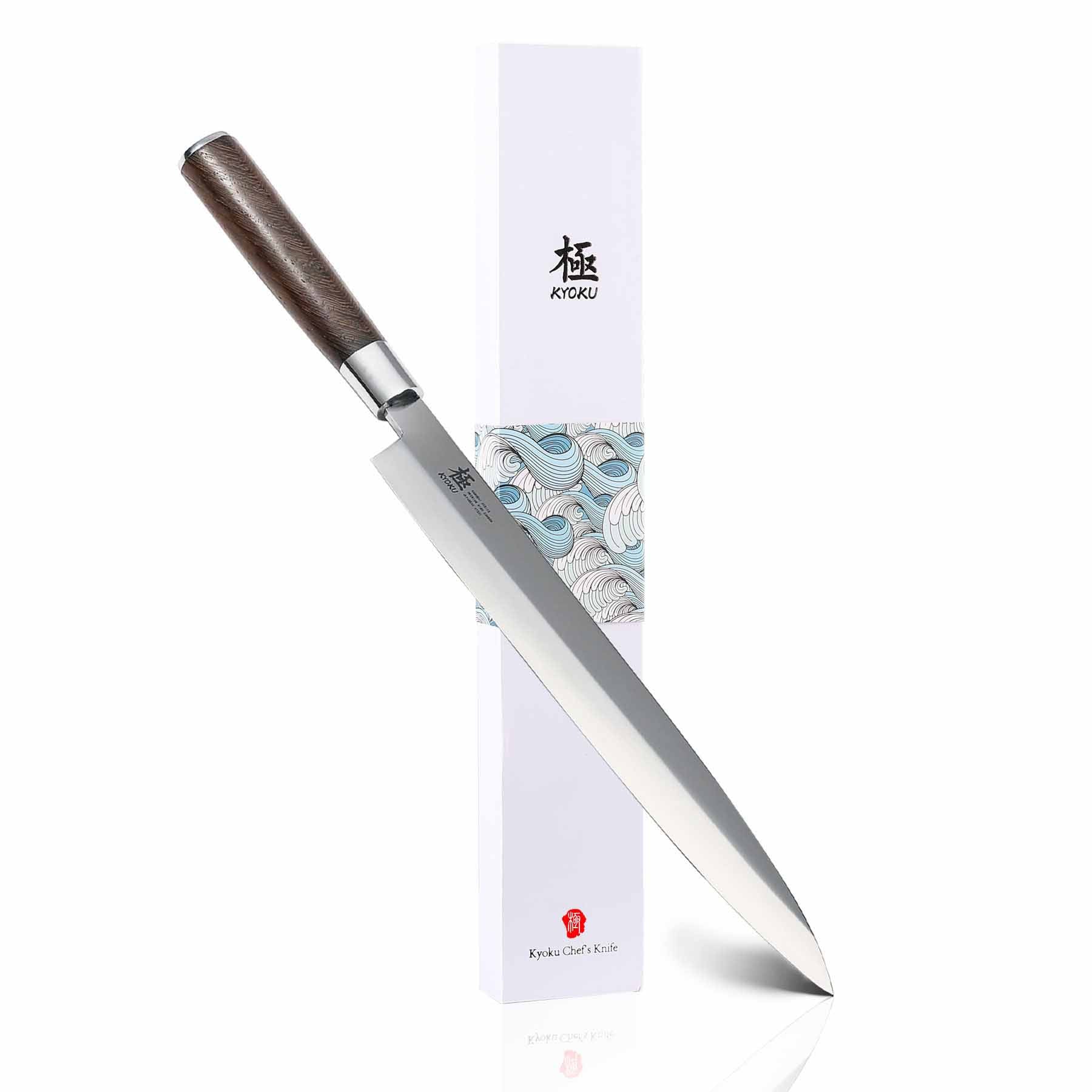 Chef Knife 10.5 Inch Sushi Sashimi Kitchen Knife Ultra Sharp Boning Knives-  Japanese Chefs Knife for Cutting Sushi/Sashimi Fish Filleting Slicing 