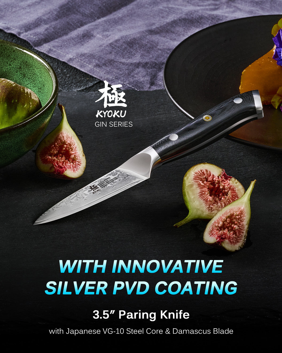 Kyoku Japanese Paring Knife | Perfect for making precise, small cuts