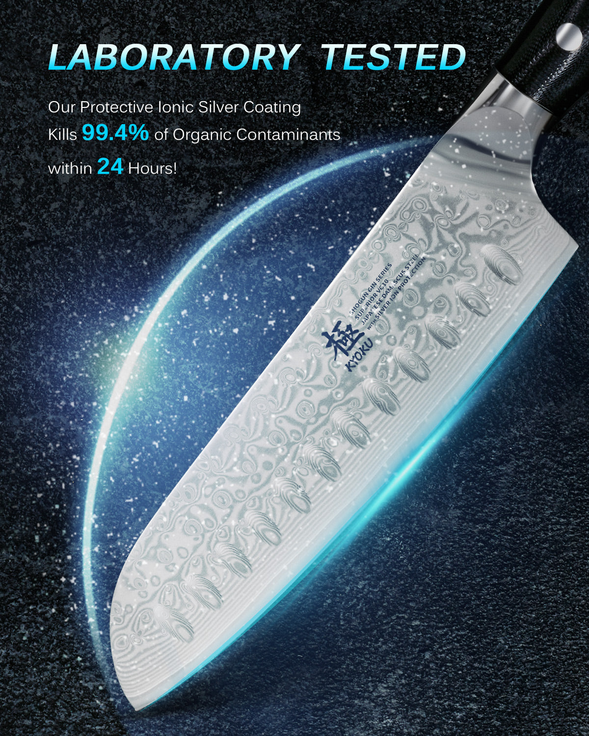 Kyoku Japanese Santoku Knife | Excel at slicing, dicing, chopping