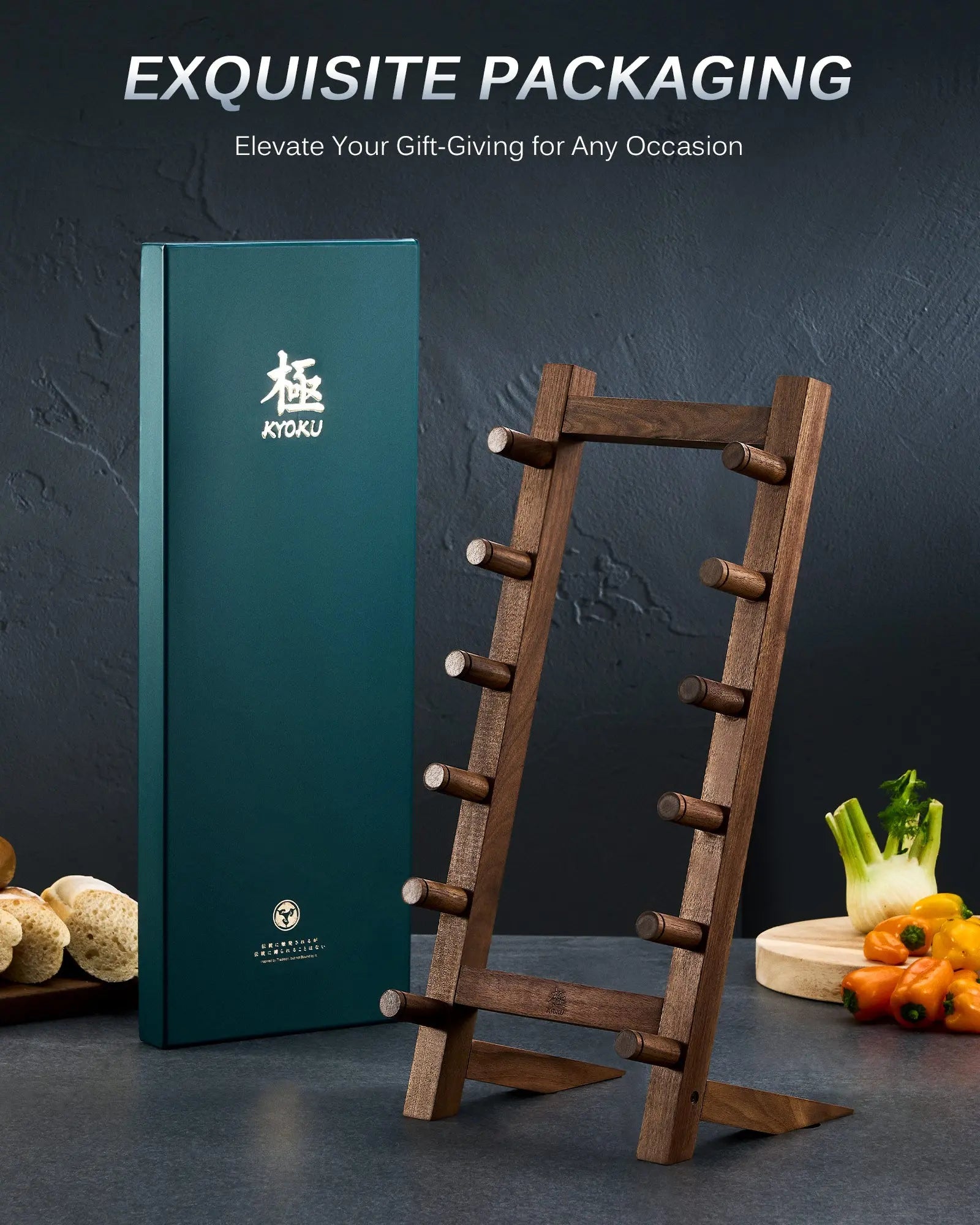 Save 15% On Chef Knife + Display Stand| Shogun Series Kyoku Knives