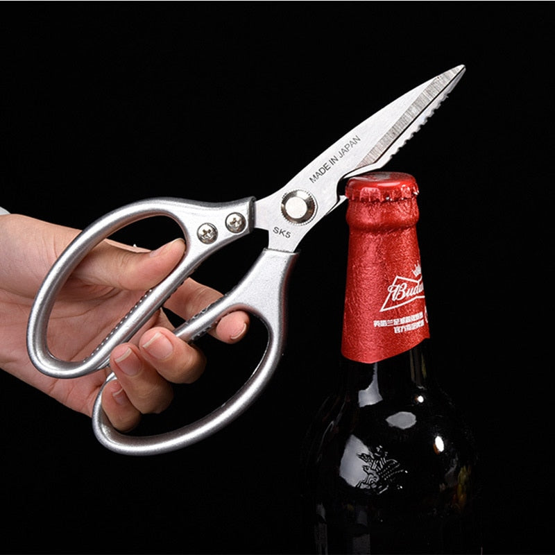 Multifunctional Kitchen Scissors Plastic Handle