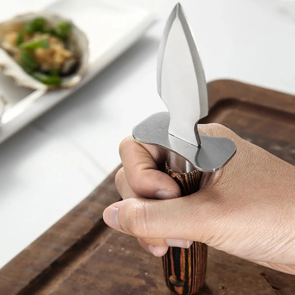 Stainless Steel oyster shucker – Kyoku Knives